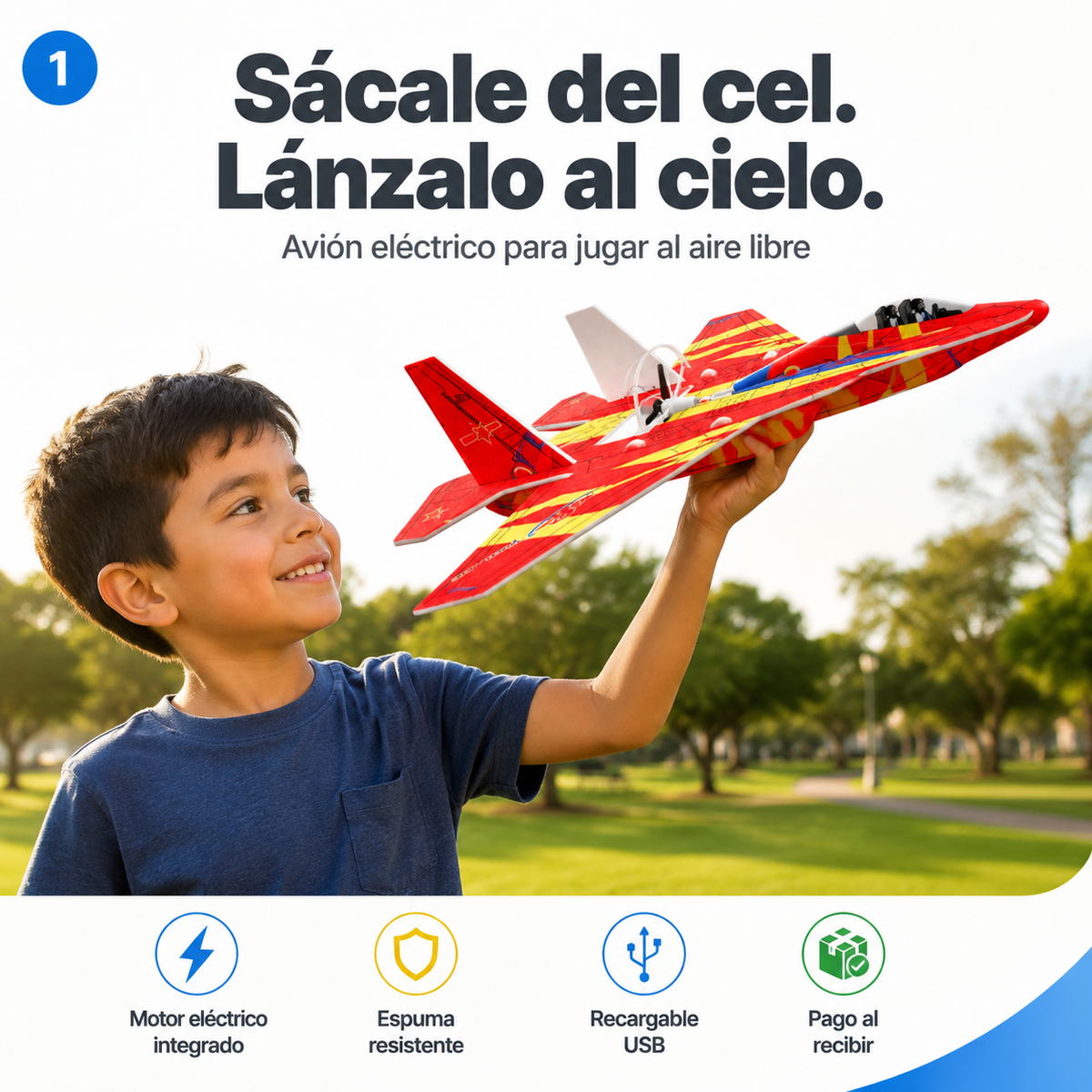 Avion De Lanzamiento Manual - 2543 — vista 1